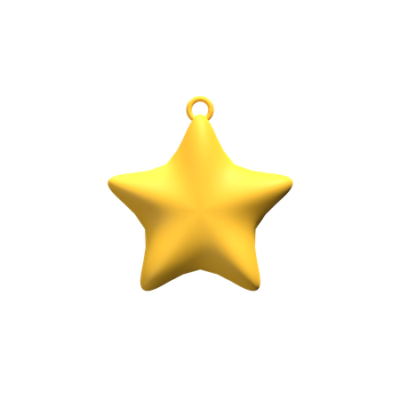 Christmas Star  3D Icon