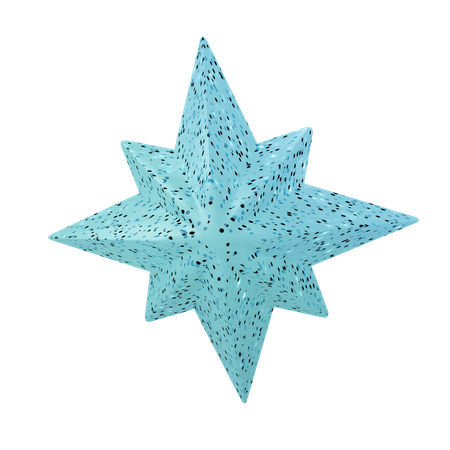 Christmas Star  3D Icon