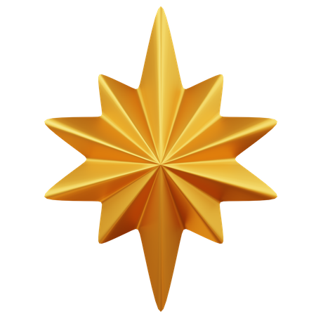 Christmas Star  3D Icon