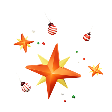 Christmas Star  3D Icon