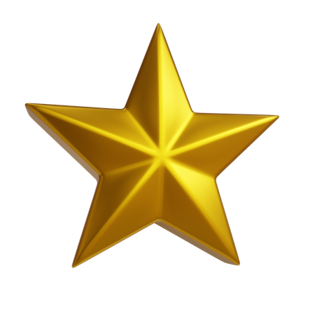 Christmas Star Decoration  3D Icon