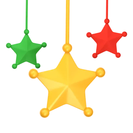 Christmas Star Element  3D Icon