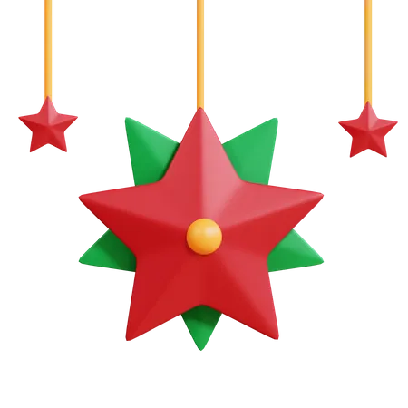 Christmas Star Element  3D Icon