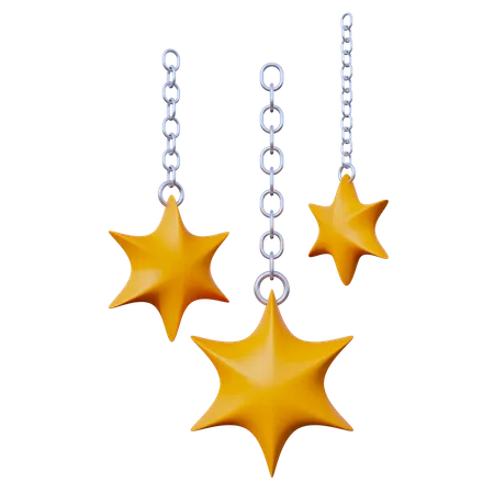 Christmas Stars  3D Icon