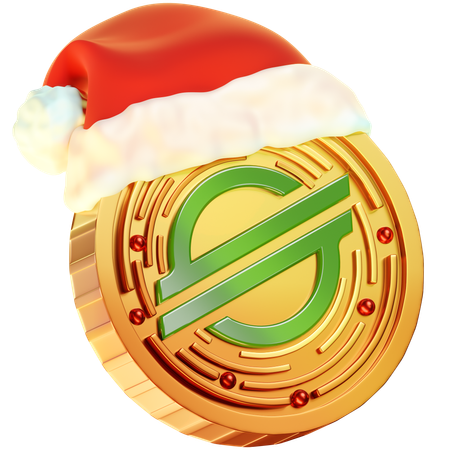 Christmas Stellar Coin  3D Icon