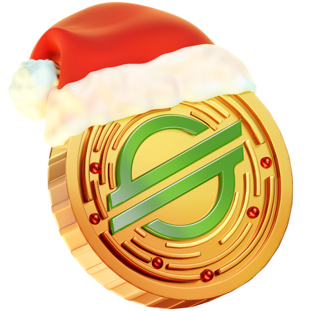 Christmas Stellar Coin  3D Icon
