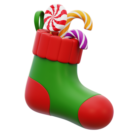 Christmas Stocking  3D Icon