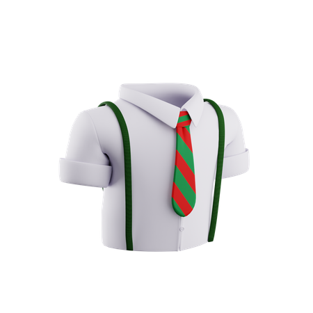 Christmas Suit  3D Icon