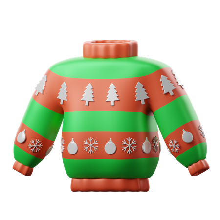 Christmas Sweater  3D Icon
