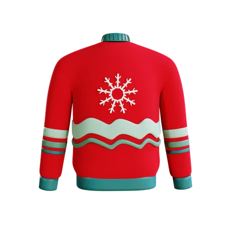 3 D Render Christmas Sweater 3D Icon