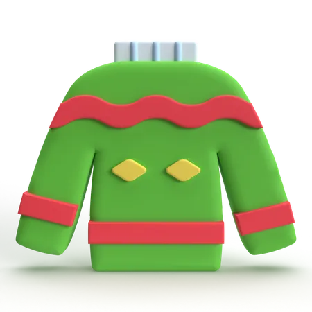 Christmas Sweater  3D Icon