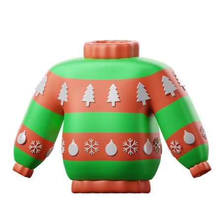 Christmas Sweater  3D Icon