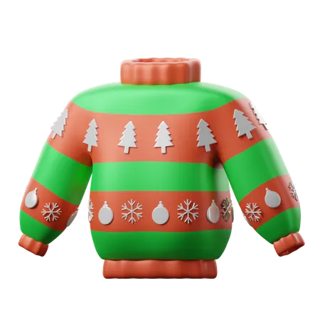 Christmas Sweater  3D Icon