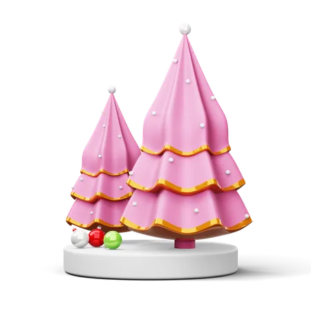Christmas Tree Blender 3 D Merry Christmas 3 D Illustration 3D Icon