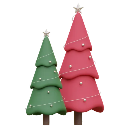 Christmas Tree 3 D Icon Illustration 3D Icon