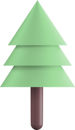 Christmas tree 3D Illustration