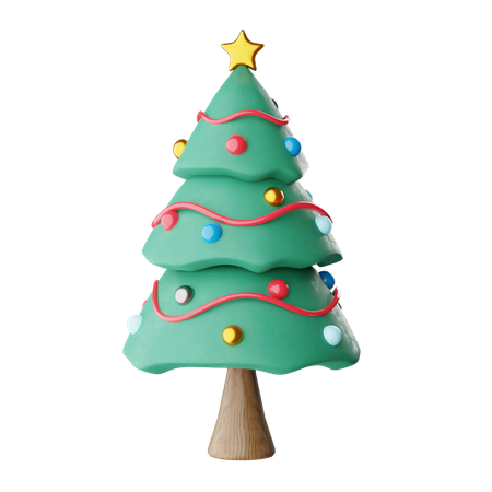 Christmas tree  3D Icon