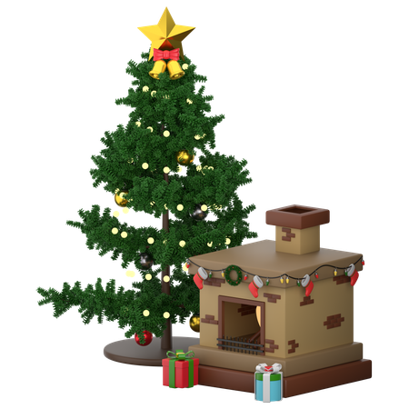 Christmas Tree  3D Icon