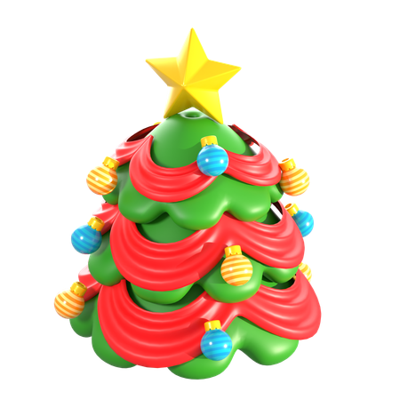 Christmas Tree  3D Icon