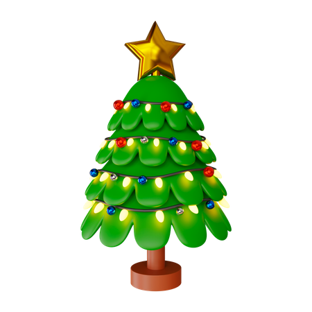 Christmas tree  3D Icon