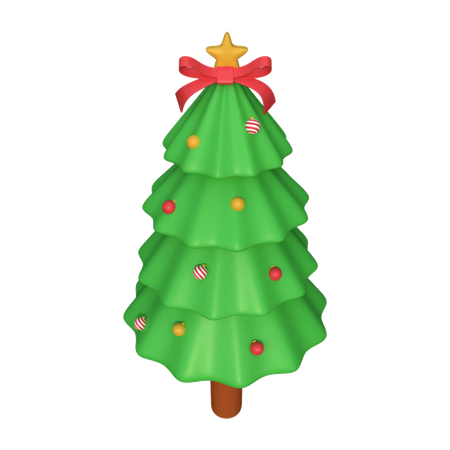 Christmas Tree  3D Illustration