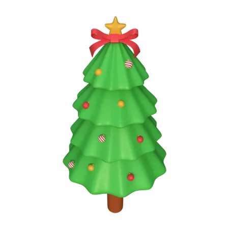 Christmas Tree  3D Illustration