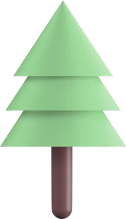 Christmas tree  3D Illustration