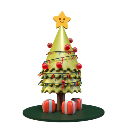 Christmas Tree  3D Illustration