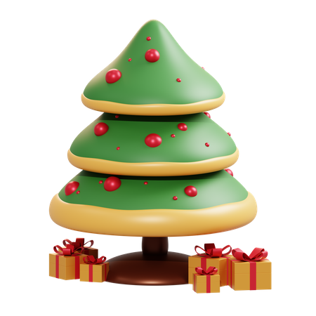 Christmas Tree  3D Illustration