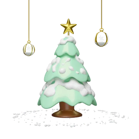 Christmas Tree  3D Illustration