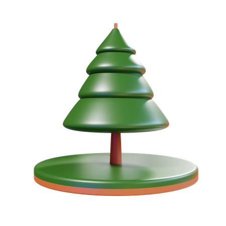 Christmas Tree  3D Illustration