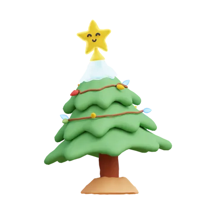 Christmas Tree  3D Illustration