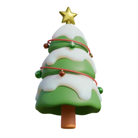 Christmas Tree  3D Illustration