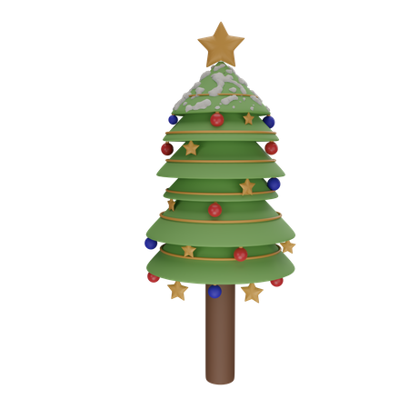 Christmas Tree  3D Illustration