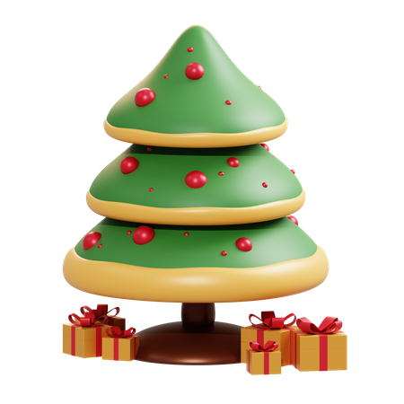 Christmas Tree 3D Illustration