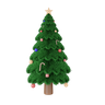 3d christmas-tree illustration