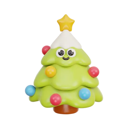 3 D Christmas Tree 3D Icon