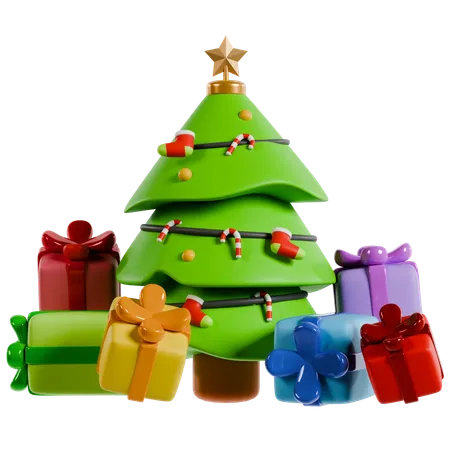 Christmas Tree Collection  3D Icon