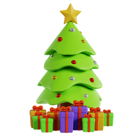 Christmas Tree Collection  3D Icon