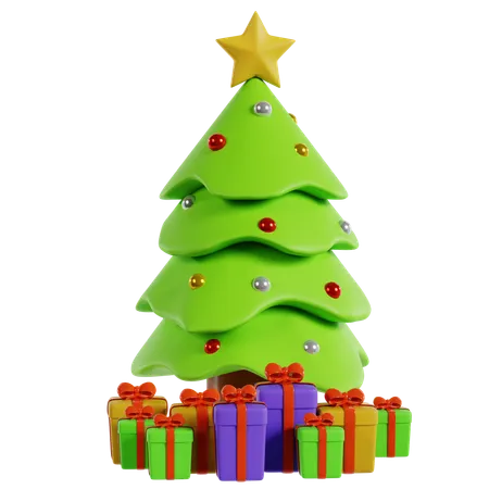 Christmas Tree Collection  3D Icon