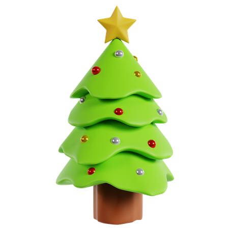 Christmas Tree Collection  3D Icon