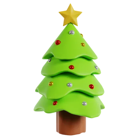 Christmas Tree Collection  3D Icon