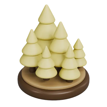 Christmas Trees  3D Icon