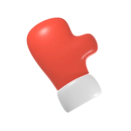 Christmas Winter Gloves  3D Icon