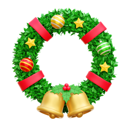 Christmas Wreath  3D Icon