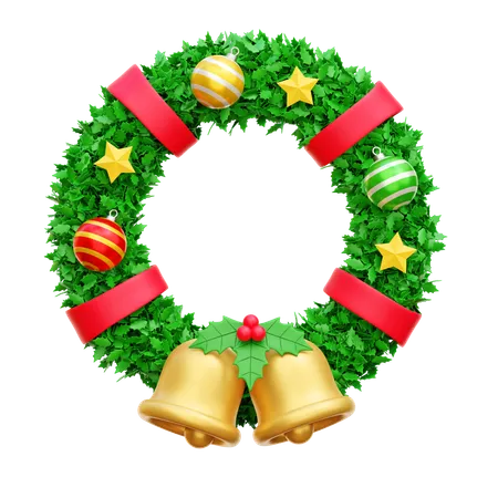 Christmas Wreath  3D Icon