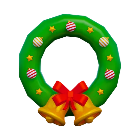 Christmas wreath  3D Icon