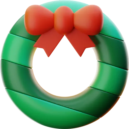 Christmas Wreath  3D Icon