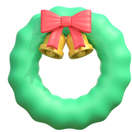 Christmas Wreath  3D Icon