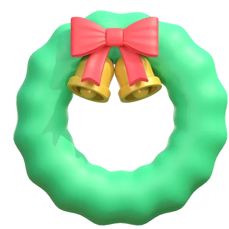 Christmas Wreath  3D Icon